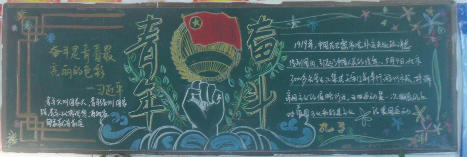 "青春心向党"主题板报评选