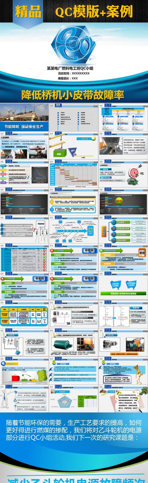 【工业化ppt模板】工业qc课题模版下载–演界网