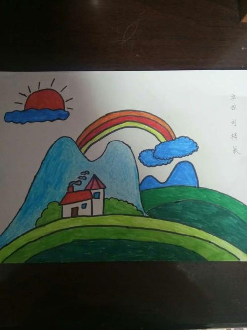 寿光市高新技术开发区小学:5.4家乡美绘画作品