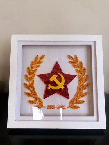 手工献礼建党百年