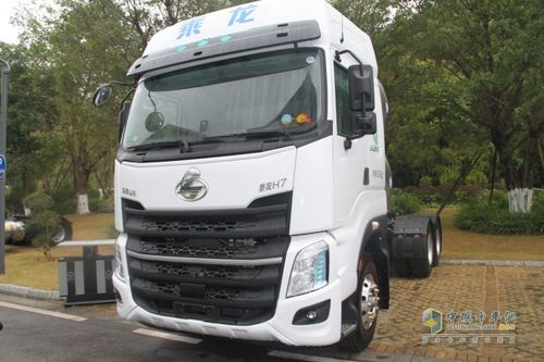 乘龙h7 460马力 lng牵引车