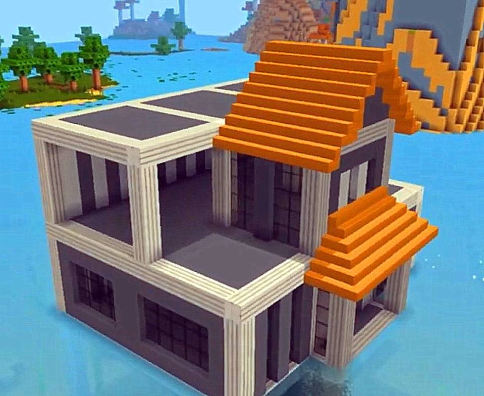 迷你世界房子设计图简单又漂亮免费分享最美房屋建筑图