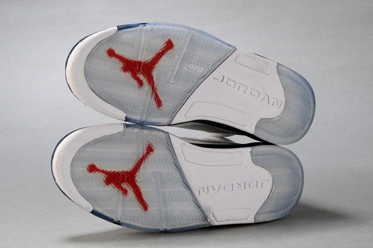 air jordan 5 耐克乔丹五代飞人战靴aj5男女运动篮球鞋黑粉白葡萄图片