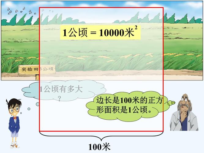 课件公顷的大小公顷和平方千米数学人教四上pptx2页