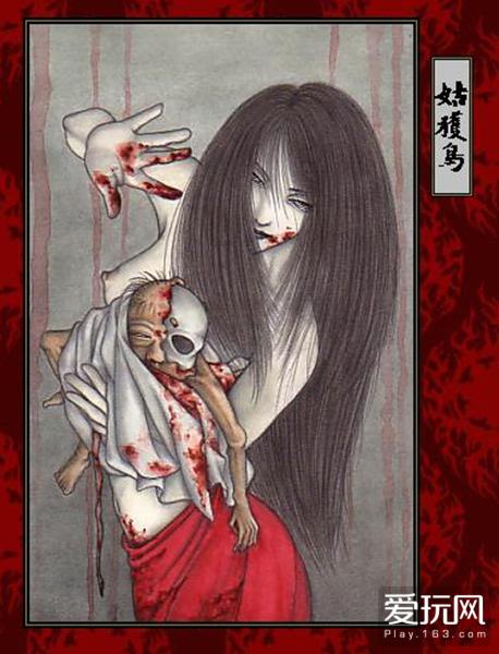 玩手游 正文 姑获鸟又名"夜行游女"," 天帝少女"或是"鬼鸟".