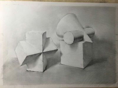 素描画毛的质感