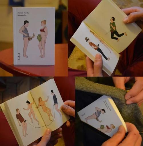 没想到男女间那些羞羞的事也可以画的这么清新优雅