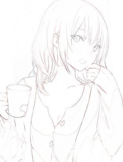 漫画少女图片可爱素描图片大全