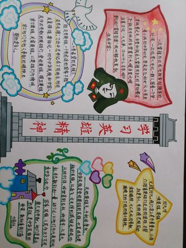 学习英雄手抄报