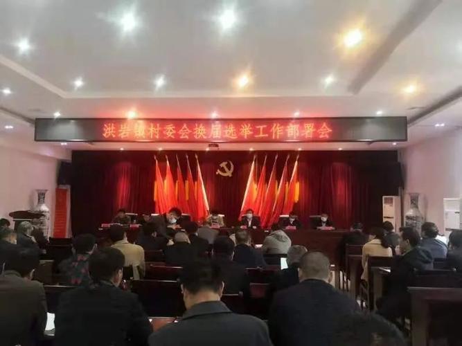 洪岩镇圆满完成村两委换届选举工作