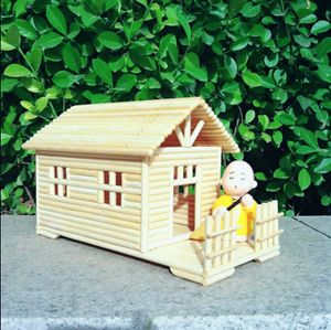 一次性筷子手工制作小房子模型diy竹工艺品筷子纯手工摆件材料包