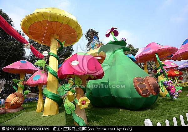 成都国色天香游乐园春节灯会