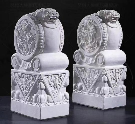 古建配套石鼓_民居门鼓_别墅门鼓_山东石材定制