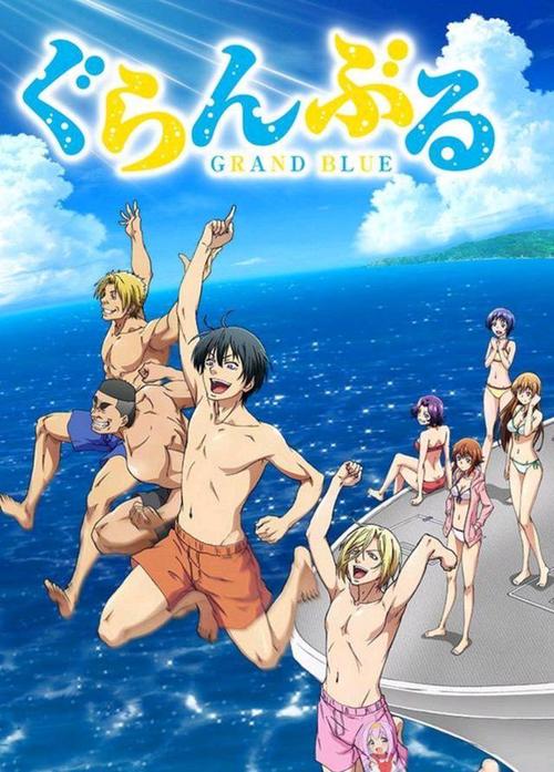 这是碧蓝之海的海报图,很青春活力对吧