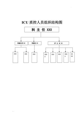 icu质控小组具体分工和质控人员组织结构图