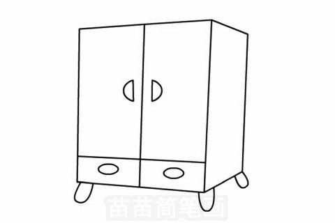 柜子简笔画图片大全,教程