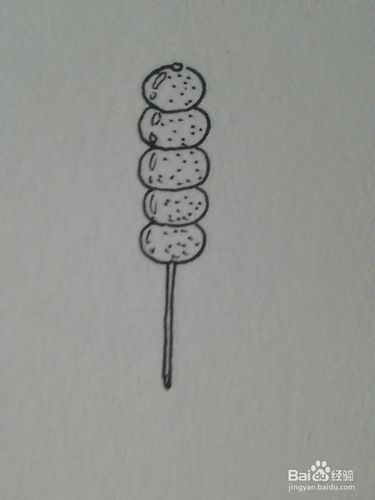 怎么画冰糖葫芦简笔画