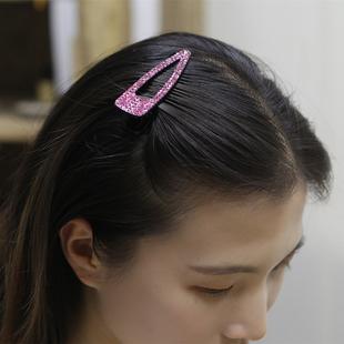 19新款长刘海夹大号鸭嘴夹韩版发饰亮钻头饰顶夹韩式鱼嘴夹发卡