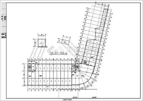某地六层l形钢筋混凝土框架结构厂房建筑施工图