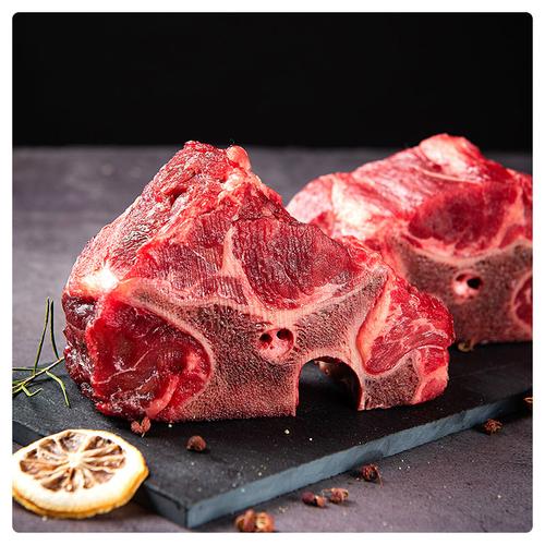 12345清真鲜切牛脊骨2斤新鲜带肉牛脖骨黄牛牛骨头新鲜带肉满肉牛