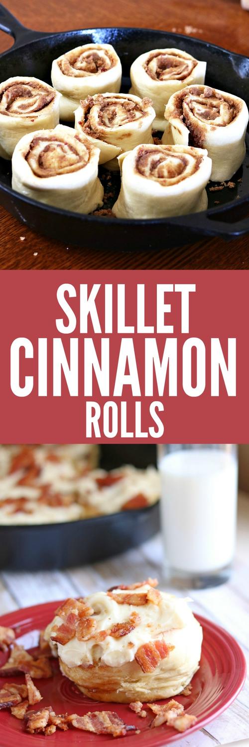 skillet cinnamon rolls recipe