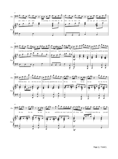be my baby-ariana grande stave preview 2