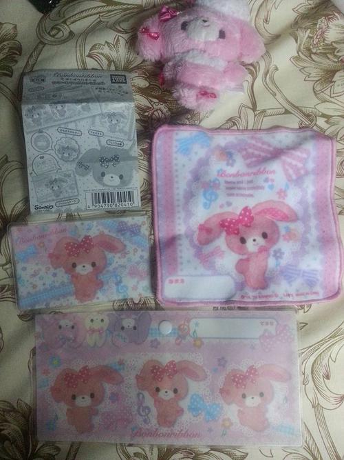 sanrio bonbon ribbon 蹦蹦兔 扭蛋
