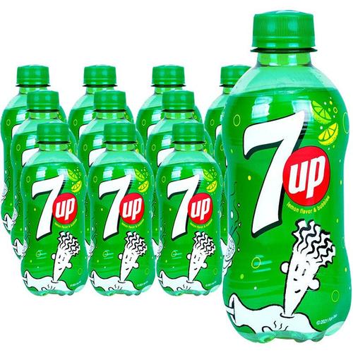柠檬汽水碳酸饮料迷你小瓶装便携夏季饮品(7喜300ml*12瓶整提)