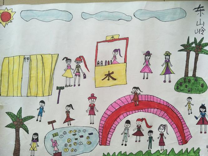 云龙镇中心小学2019年研学活动绘画比赛