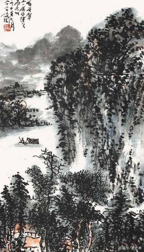 当代画坛最好的焦墨大家之一马西园的绘画,书法艺术!