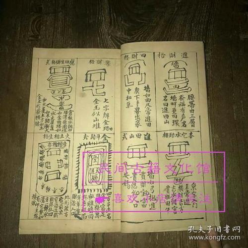 民国风水地理阳宅书 做屋开门楼法 七星吉凶断诀 复印