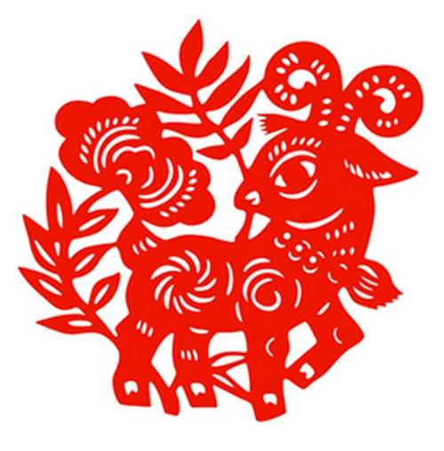 羊年剪纸羊剪纸图案大全和最新的剪纸羊教程