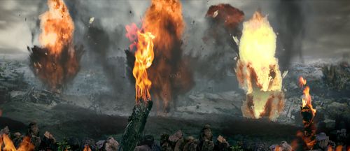 抗战硝烟烽火战斗背景-版式3