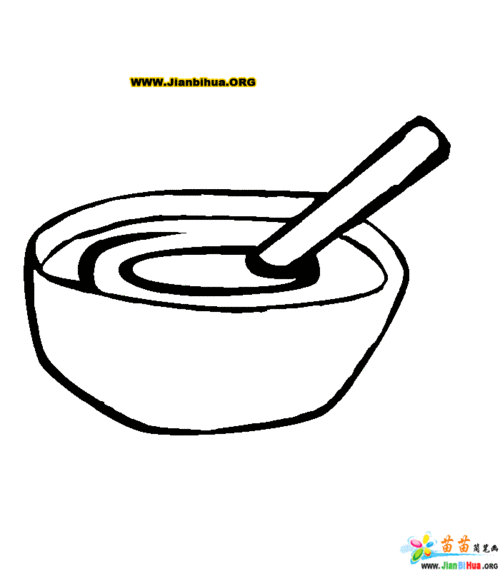 关于汤的简笔画9张
