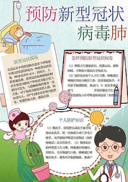 预防新型冠状病毒的手抄报内容