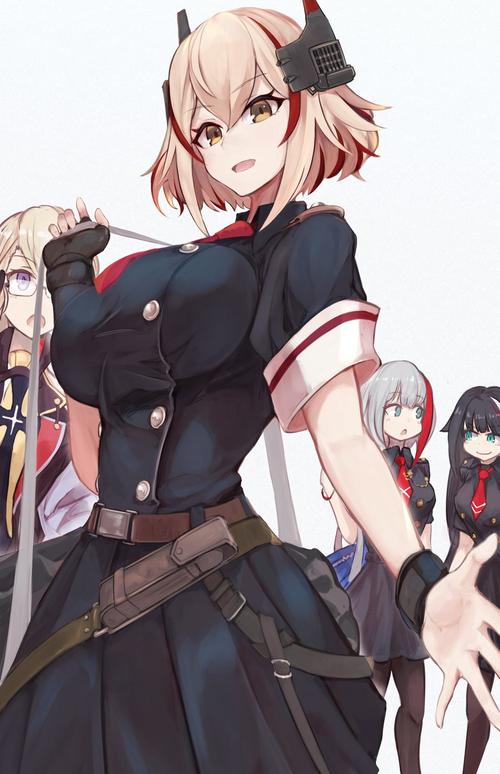 人气手游《碧蓝航线》角色罗恩精美高清cg图片包