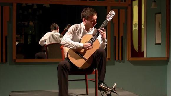 梅尔兹《悲歌》美女古典吉他演奏