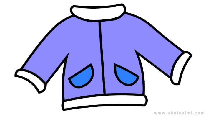 棉袄简笔画怎么画棉袄简笔画步骤