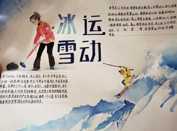 冰雪运动冰壶手抄报 (第1页)