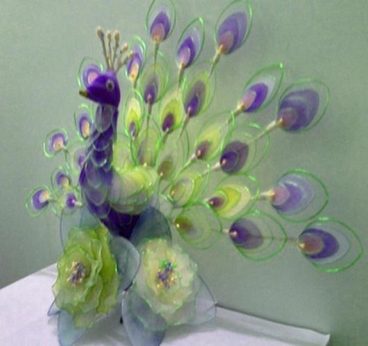 丝网花孔雀材料丝袜花仿真材料手工制作开屏孔雀材料包全套装套餐