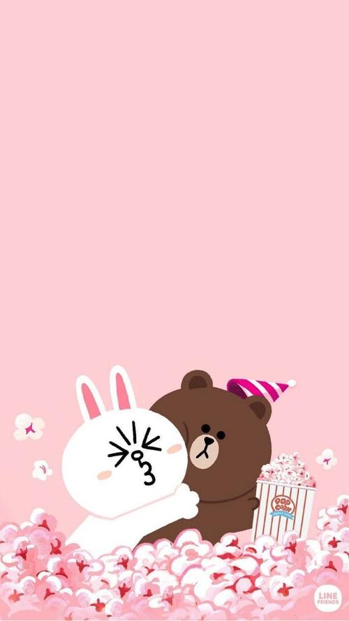 linefriends布朗熊77可妮兔