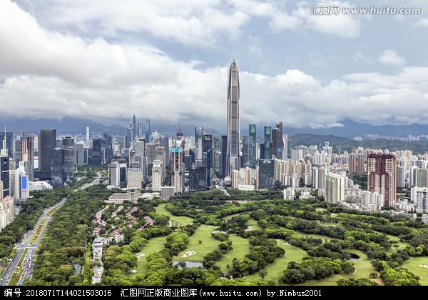 [正版商业] 深圳天际线中国福田曼哈顿