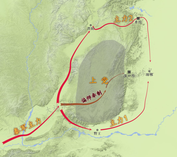原创11张地形图详解长平之战,看完才知道此战到底有多惨烈!