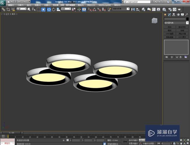 3dmax制作圆形吸顶灯教程