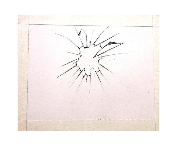 干货分享,破碎玻璃_铅笔_绘画_寻找小红书绘画大神_文化_绘画