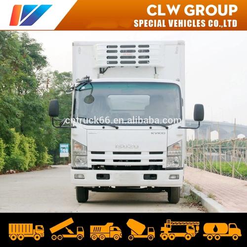 supplier refrigerated car isuzu freezer food truck 5tons cargo