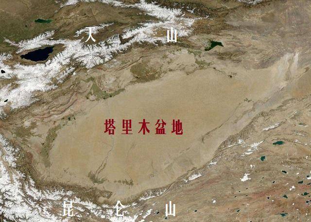 由此,在世界地形图当中,寻找盆地地形还是比较容易的,只要寻找中间低