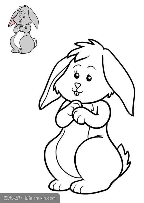 少儿简笔画无色