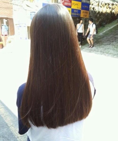 不弄头发就闹心#长直发