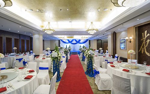 【新锦江大酒店_宴会厅婚庆布置】(图)_婚宴布置,婚礼